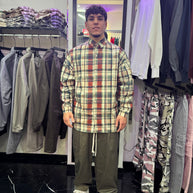 CAMICIONE A QUADRI OVER SIZE