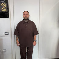 POLO OVER MANICA CORTA