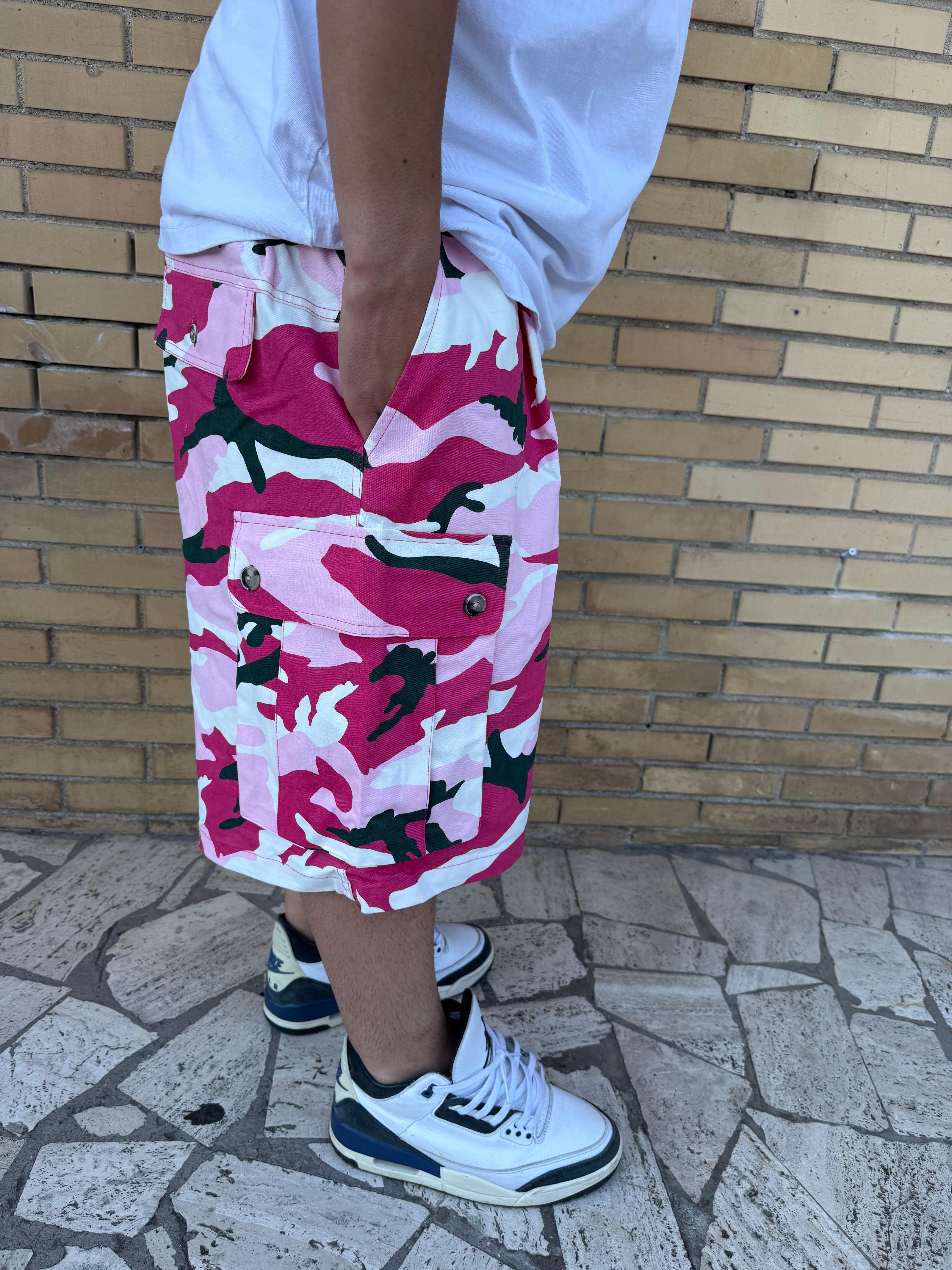 PANTALONCINO MIMETICO CARGO