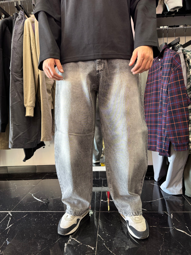 JEANS IN DENIM BALOON (GRIGIO)