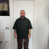 POLO OVER MANICA CORTA