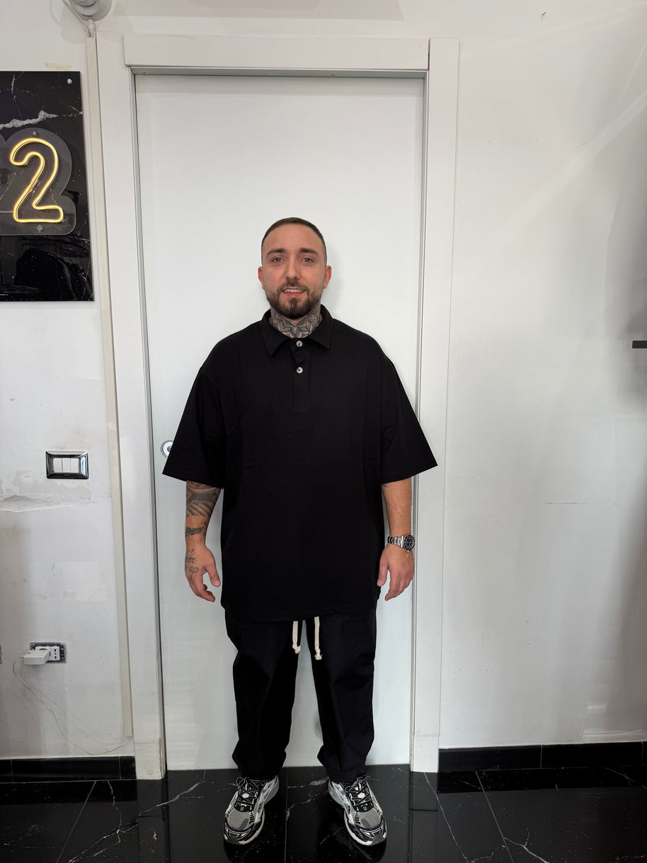 POLO OVER MANICA CORTA