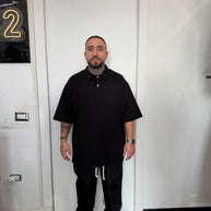 POLO OVER MANICA CORTA