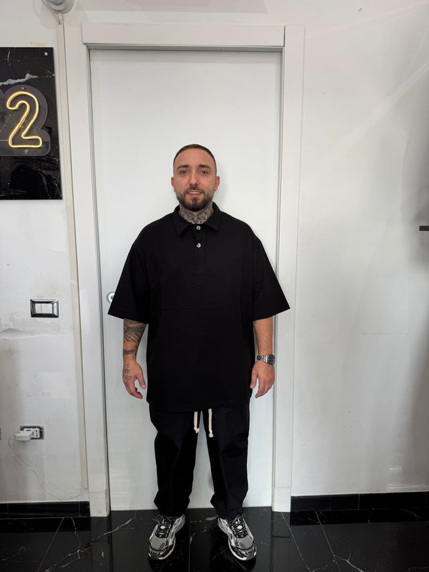 POLO OVER MANICA CORTA