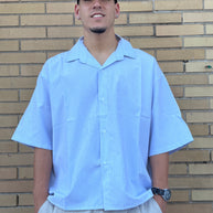 CAMICIA A RIGHE CROP