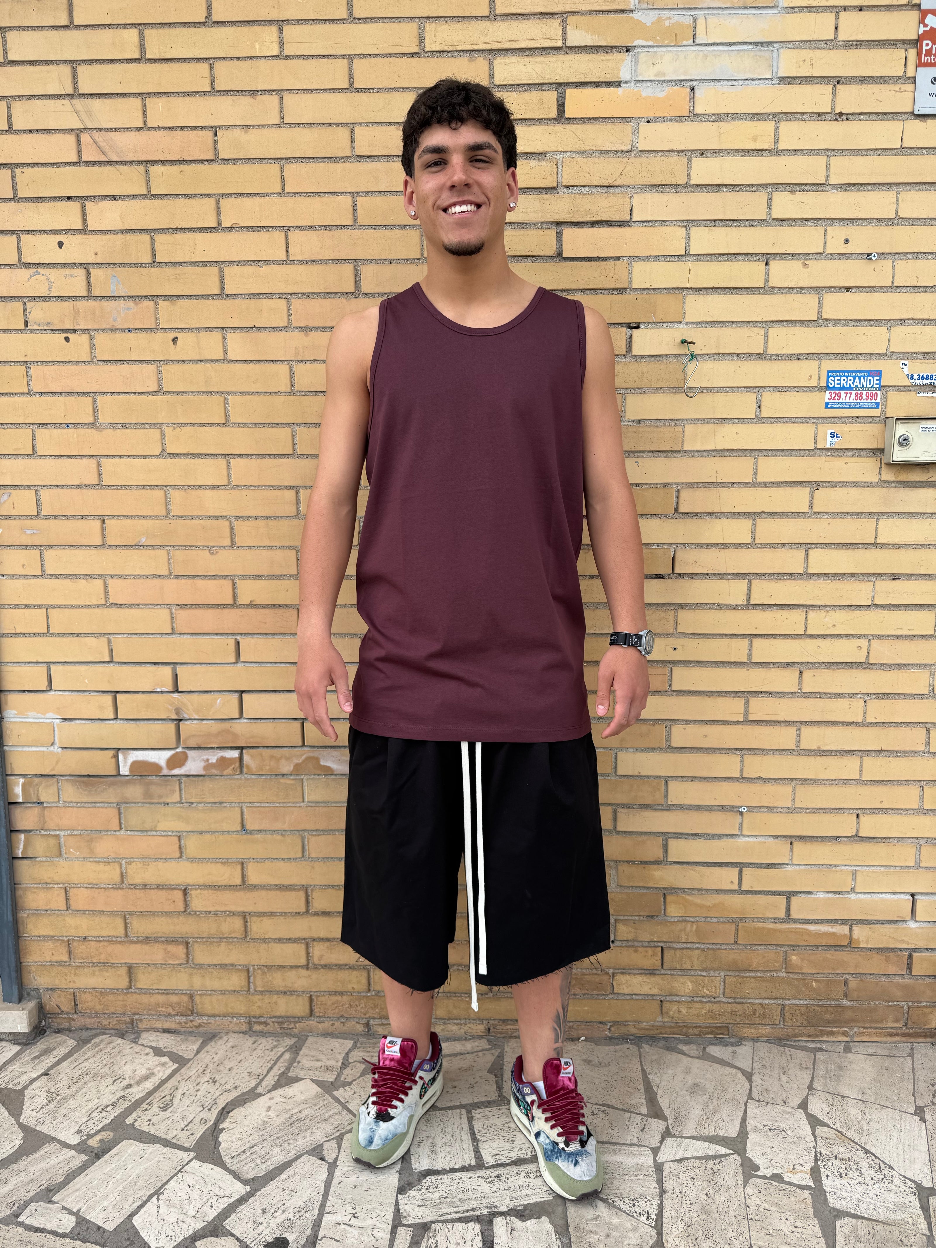 PANTALONCINO TAGLIO VIVO OVER