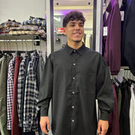 CAMICIONE A RIGHE OVER