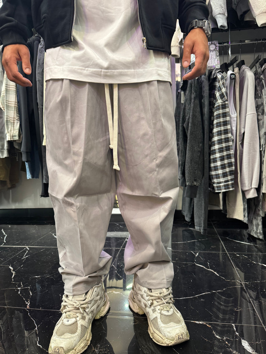 PANTALONE BAGGY GRIGIO
