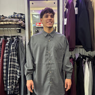 CAMICIONE A RIGHE OVER