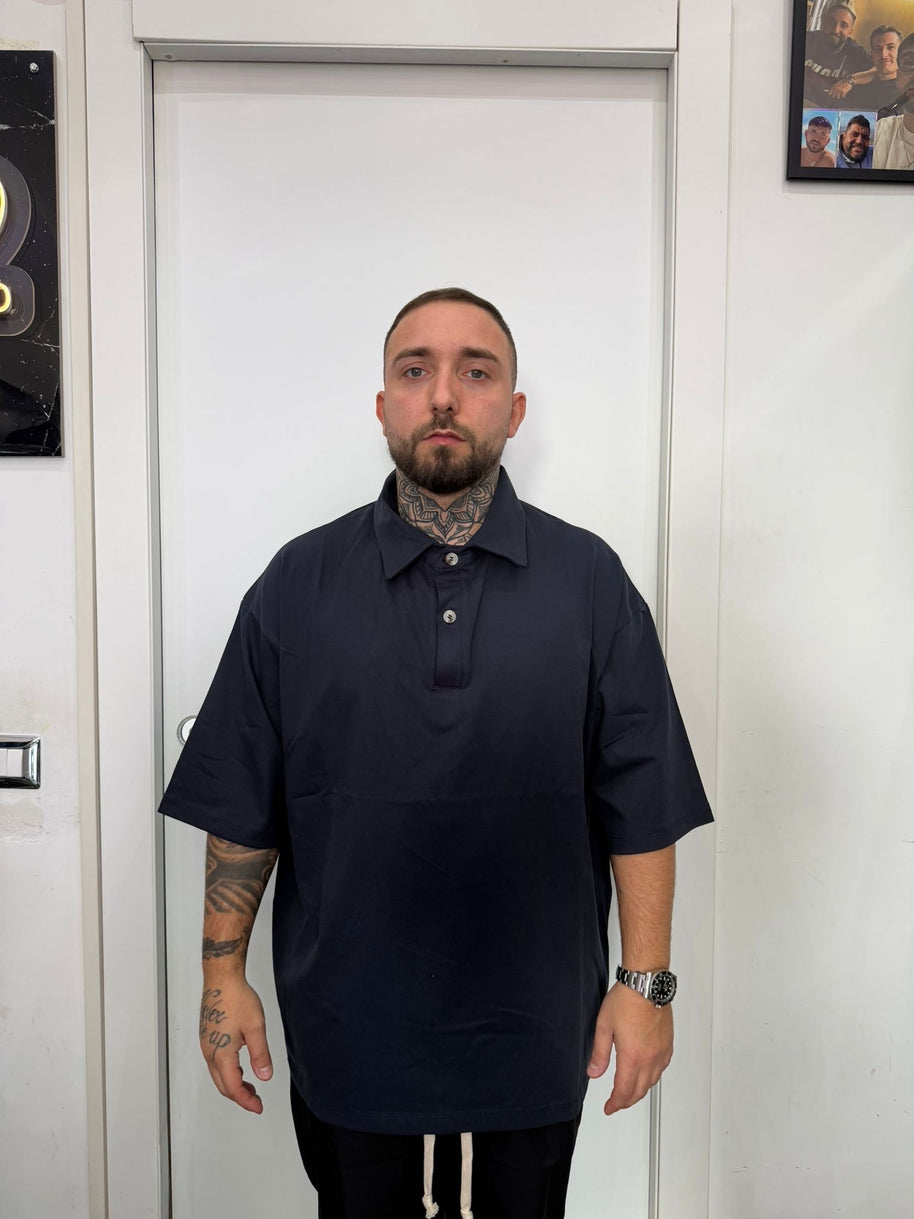 POLO OVER MANICA CORTA