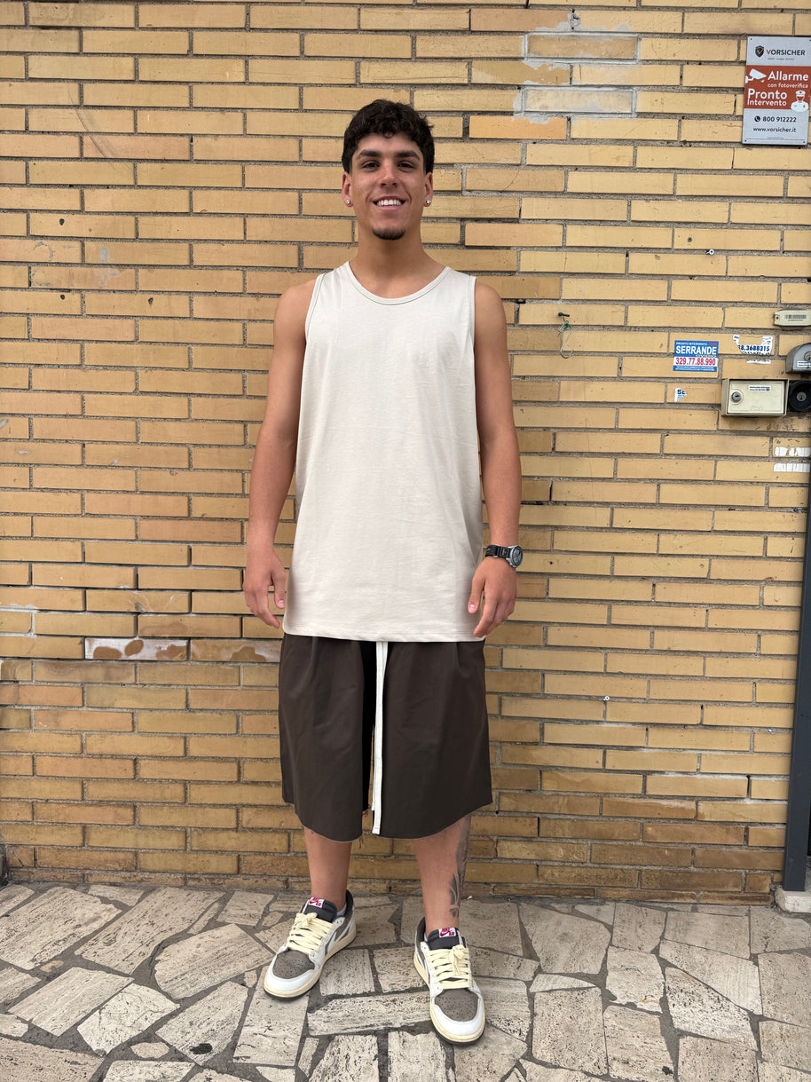 PANTALONCINO TAGLIO VIVO OVER