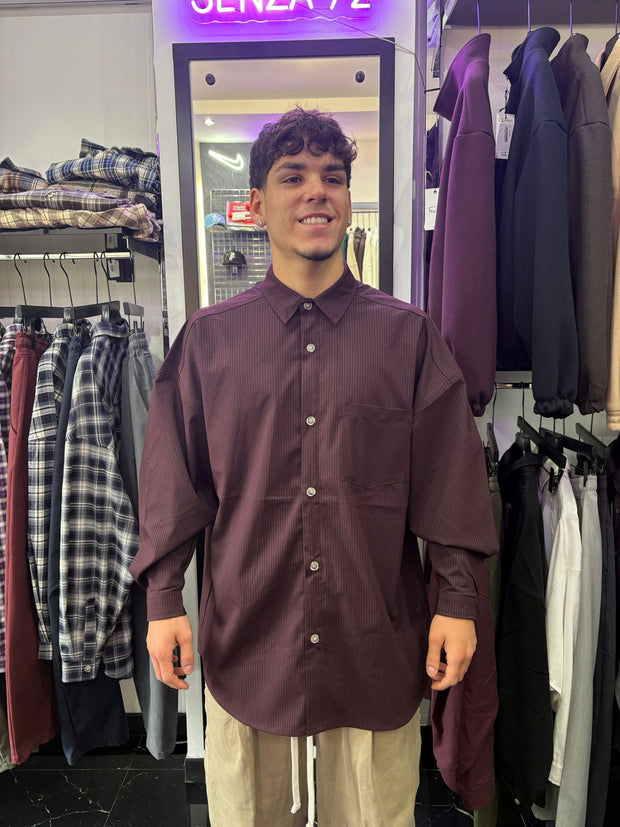 CAMICIONE A RIGHE OVER