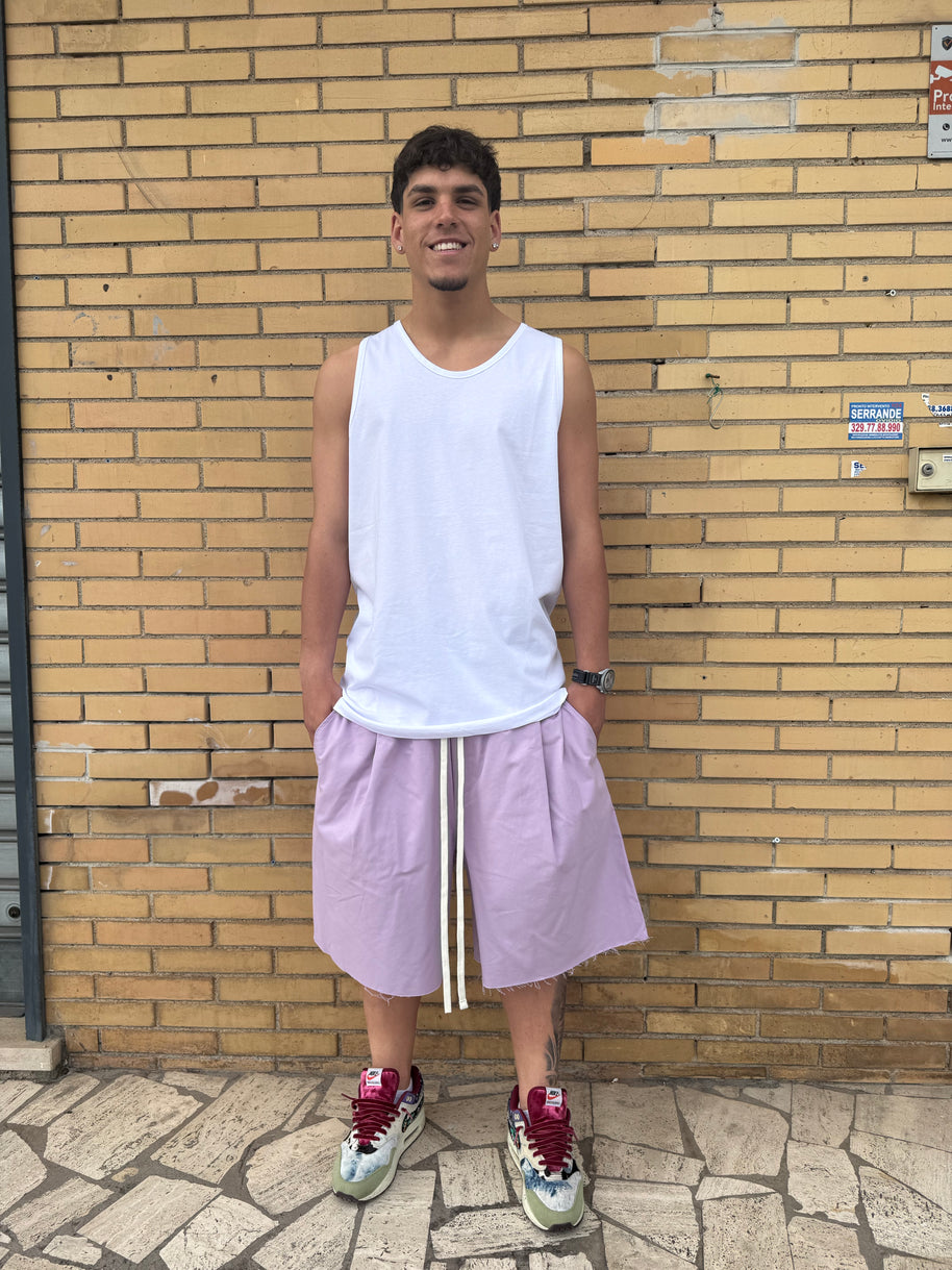 PANTALONCINO TAGLIO VIVO OVER