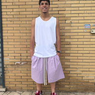 PANTALONCINO TAGLIO VIVO OVER