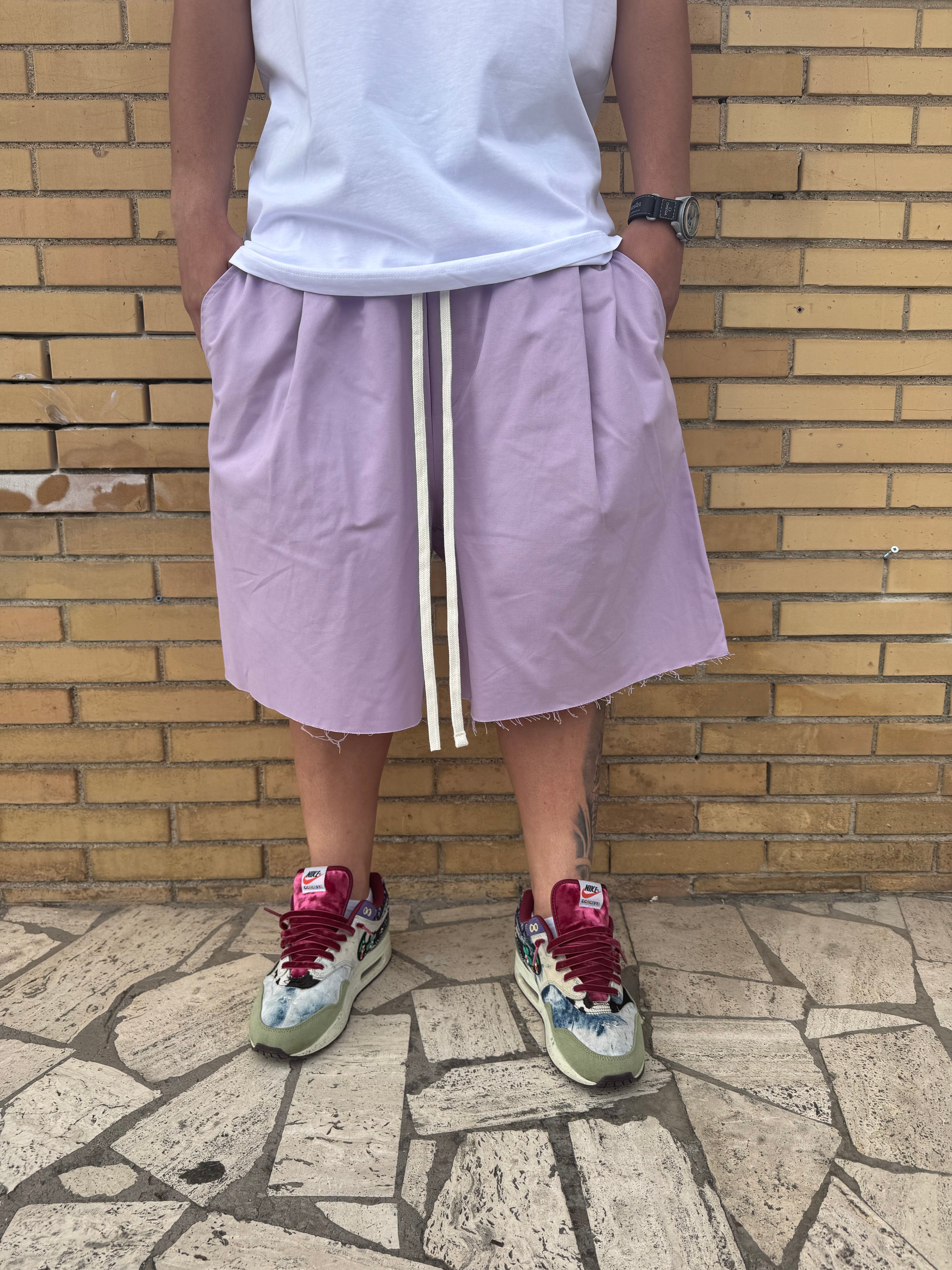 PANTALONCINO TAGLIO VIVO OVER