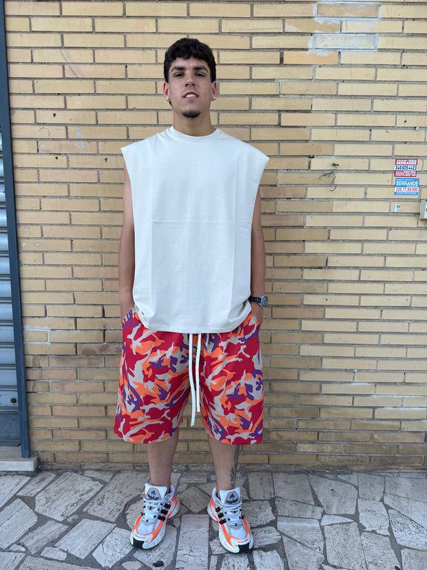 PANTALONCINI OVER MIMETICO