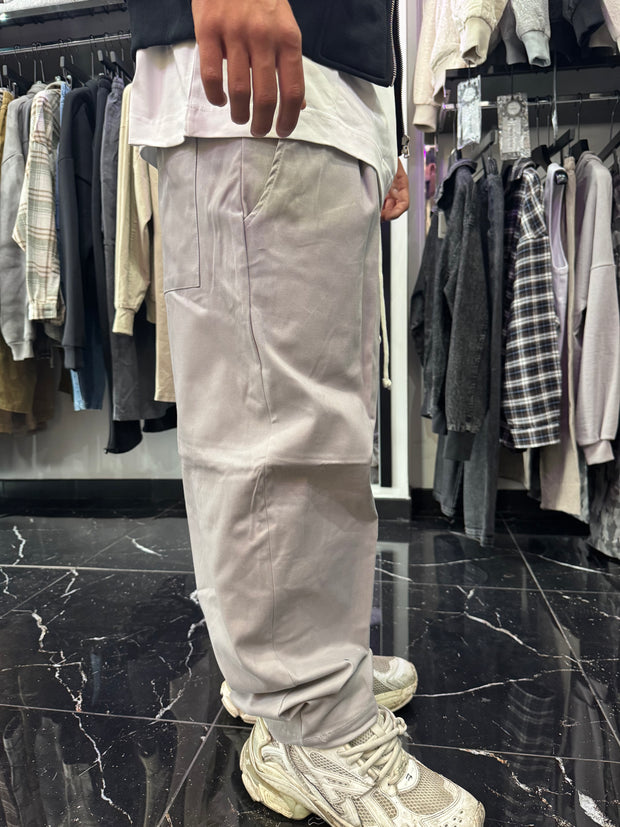 PANTALONE BAGGY GRIGIO
