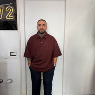 POLO OVER MANICA CORTA