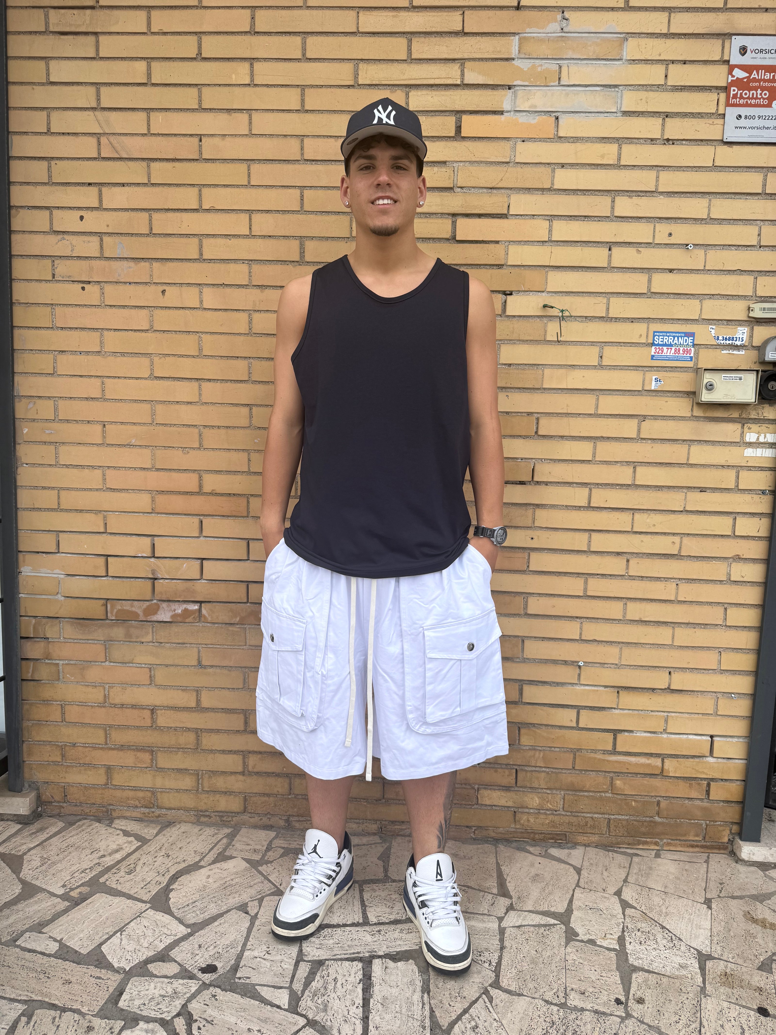 BERMUDA TASCA FRONTALE