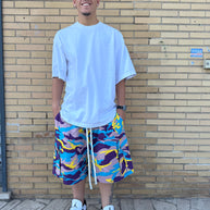 PANTALONCINO MIMETICO CARGO