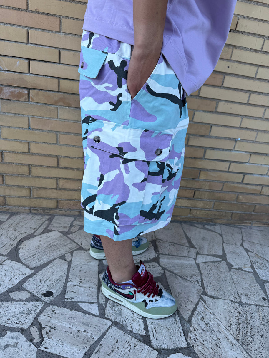 PANTALONCINO MIMETICO CARGO