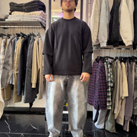 JEANS IN DENIM BALOON (GRIGIO)