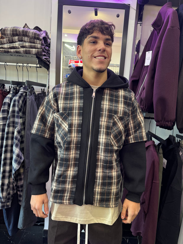 GIUBOTTO CAMICIA CON PATCH