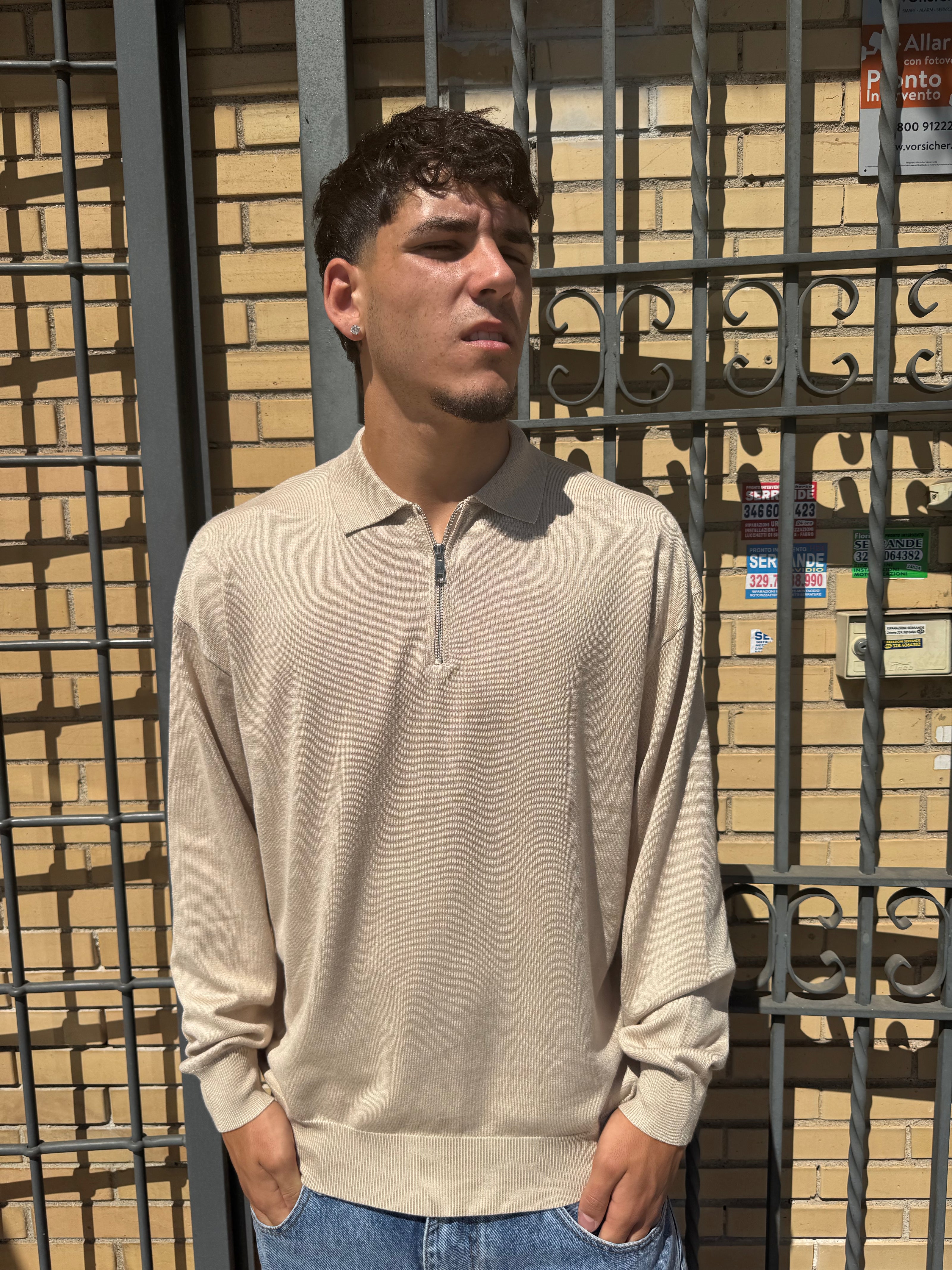 POLO MEZZA ZIP