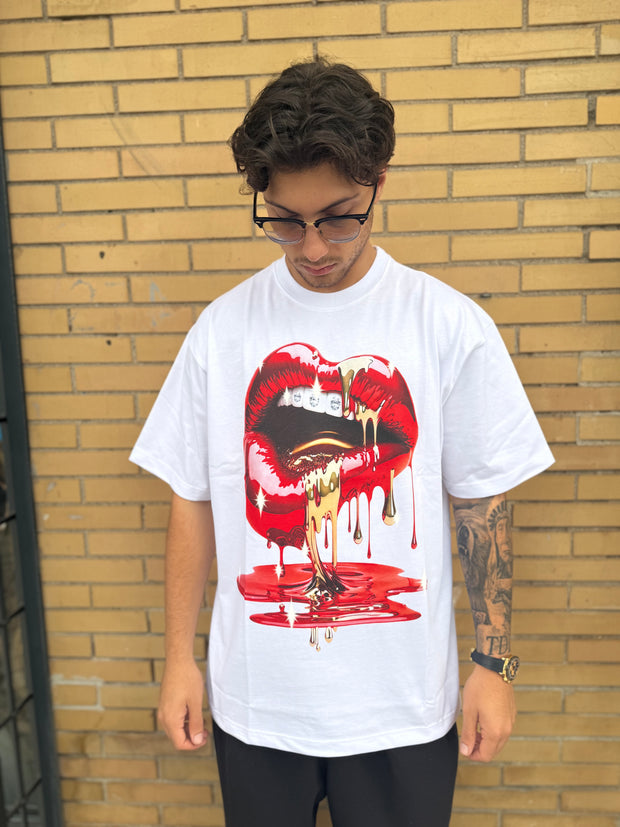 T-SHIRT STAMPA BIANCA