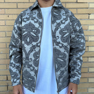 COLLEGE DAMASCATO GRIGIO SCURO