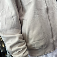 FELPA ZIP CROP BEIGE