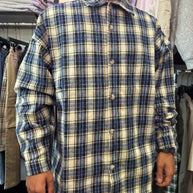 CAMICIA A QUADRI BLU