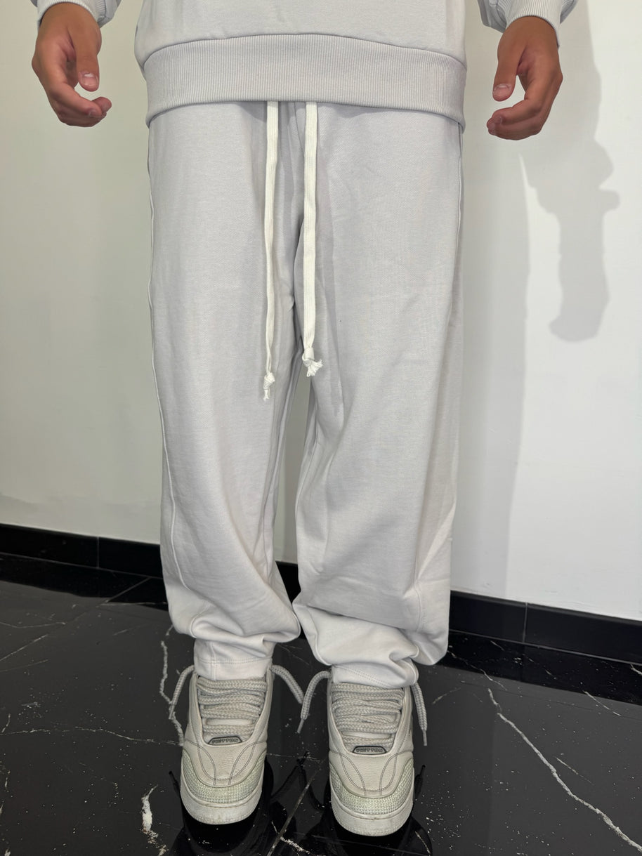 PANTALONE TUTA FONDO AMPIO GHIACCIO