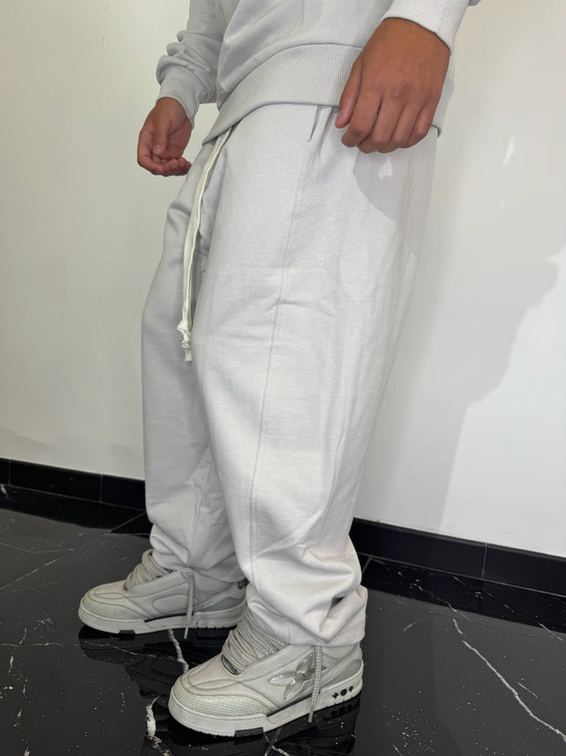 PANTALONE TUTA FONDO AMPIO GHIACCIO