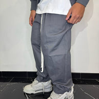 COORDINATO OVER COLLO ALTO (GRIGIO SCURO)