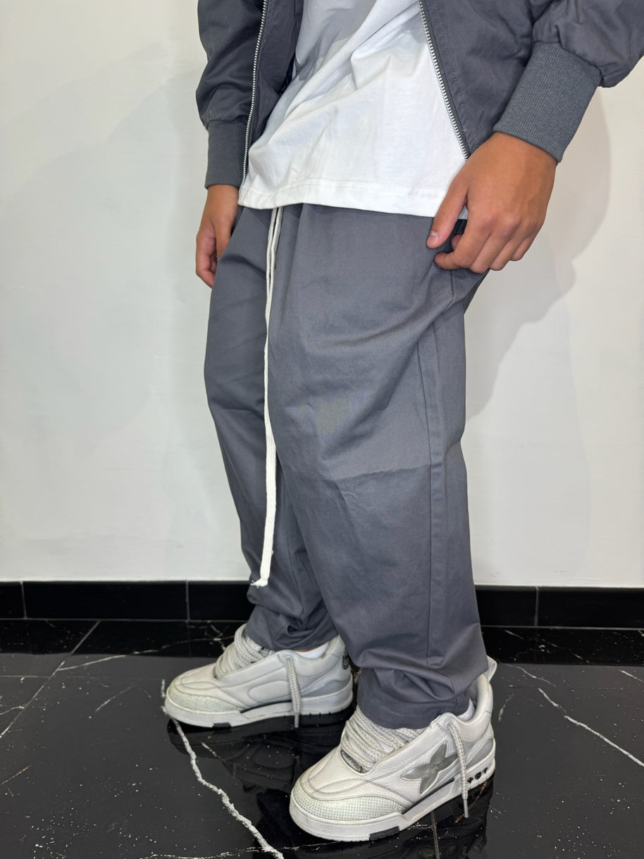 PANTALONE BAGGY GRIGIO