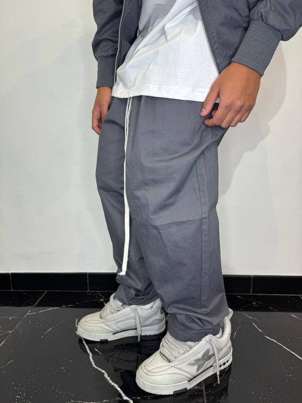 PANTALONE BAGGY GRIGIO
