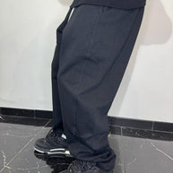 PANTALONE TUTA FONDO AMPIO (NERO)