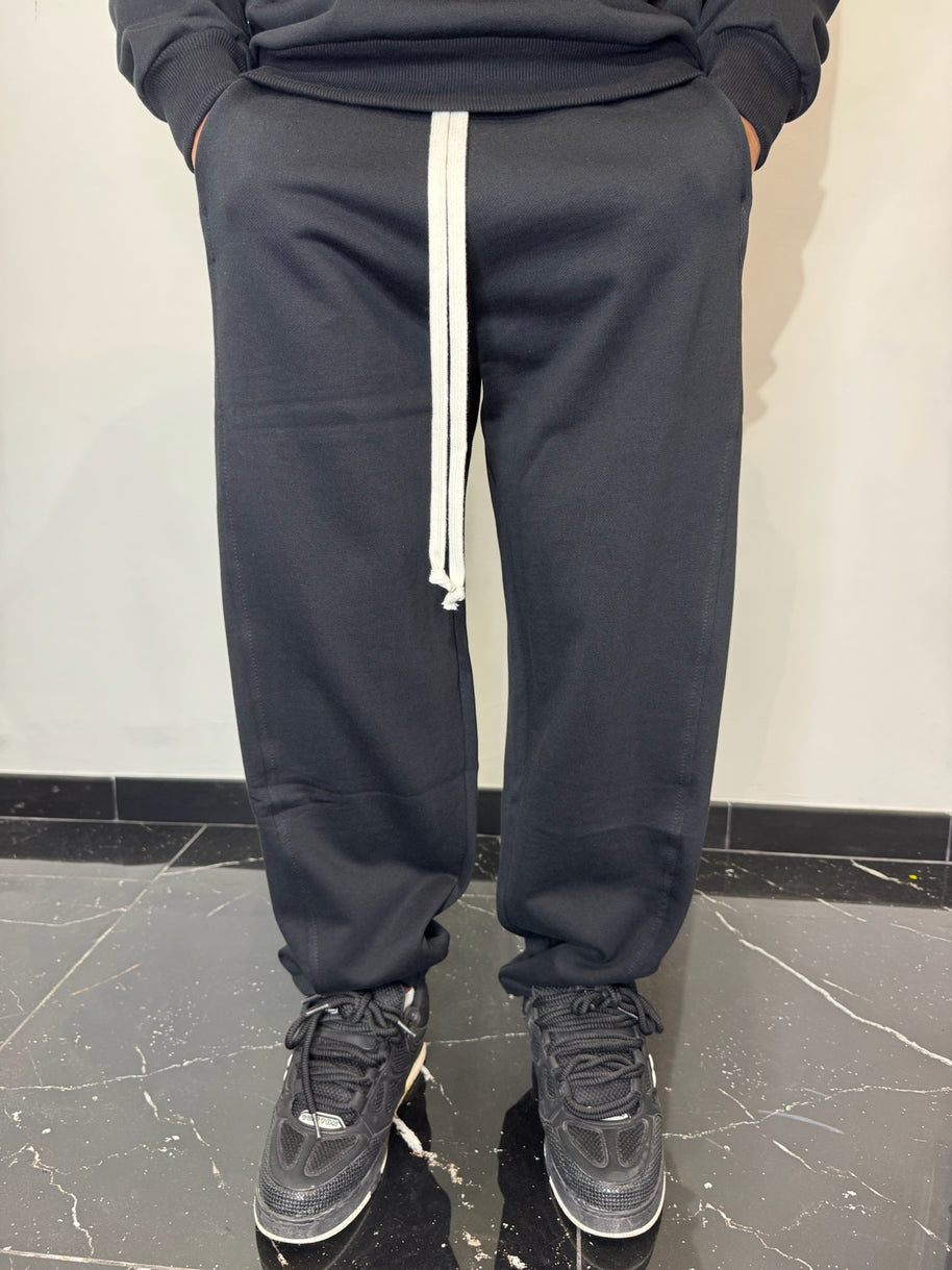 PANTALONE TUTA FONDO AMPIO (NERO)