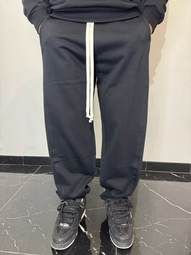 PANTALONE TUTA FONDO AMPIO (NERO)