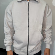 FELPA CON ZIP GHIACCIO