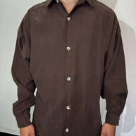 CAMICIA BASIC MARRONE