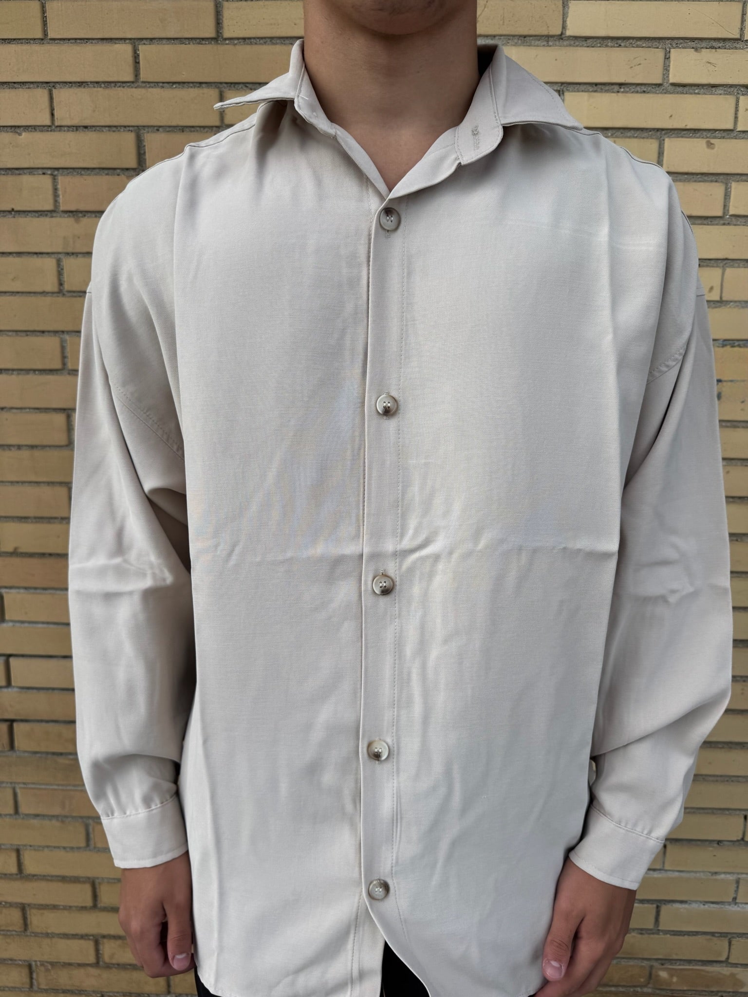 CAMICIA BASIC BEIGE