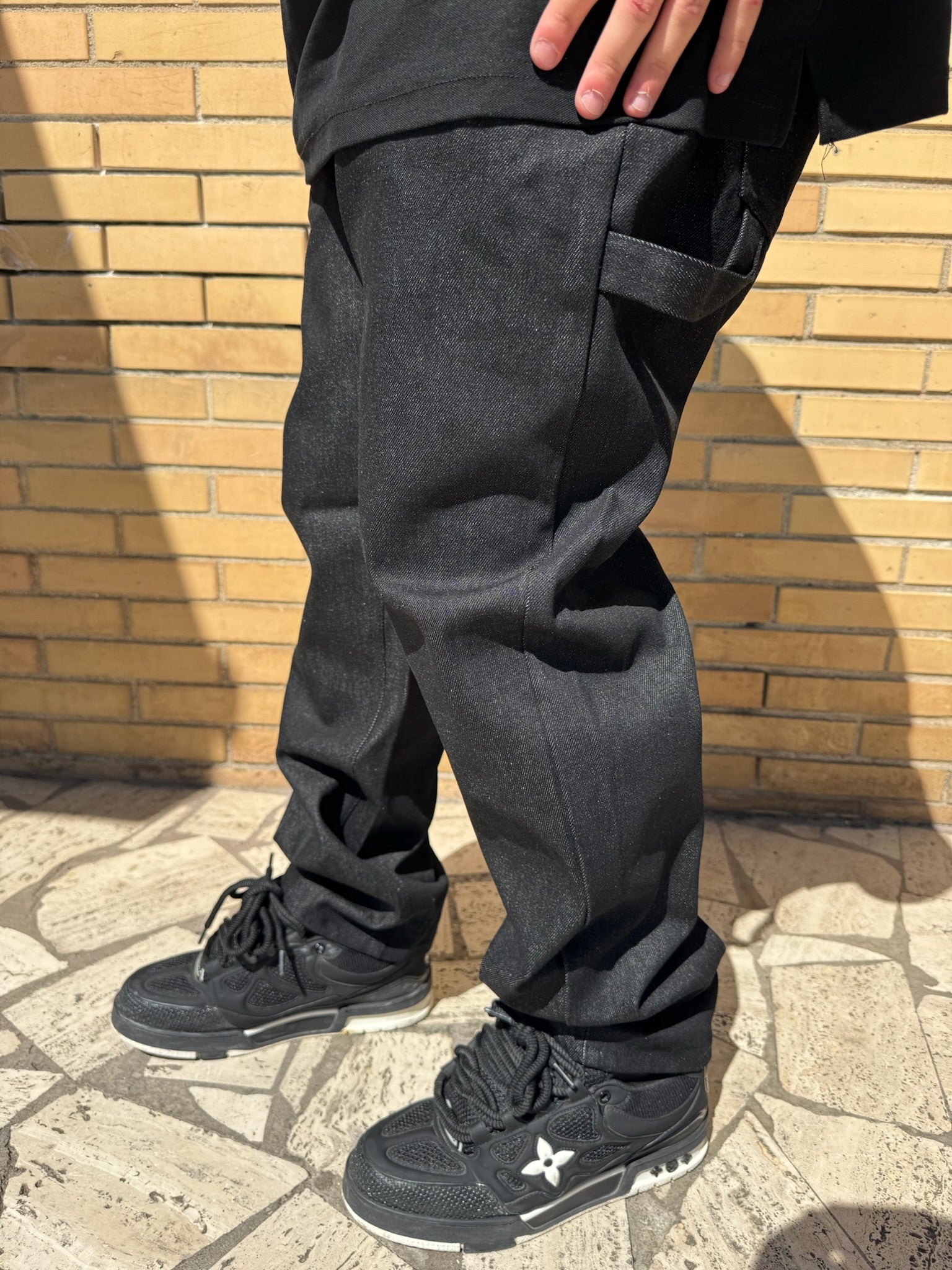 JEANS BAGGY NERO