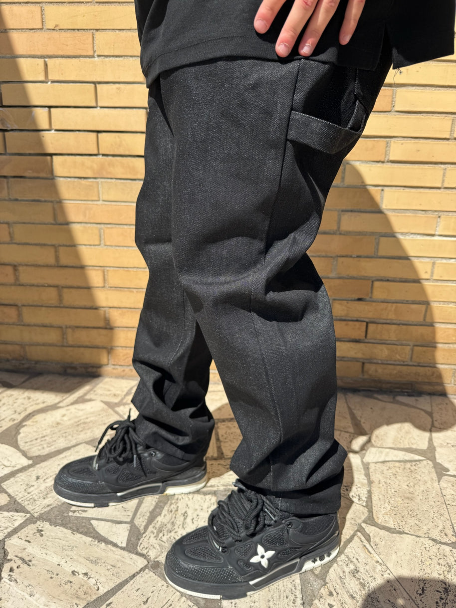 JEANS BAGGY NERO