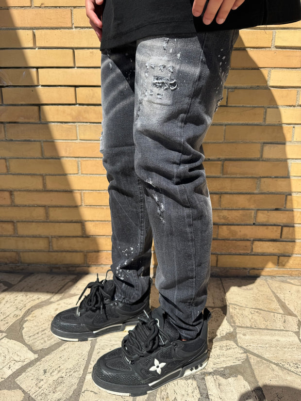 JEANS SKINNY NERO