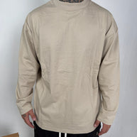 T SHIRT MANICHE LUNGHE BEIGE