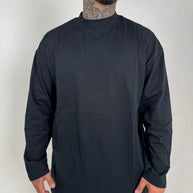 T-SHIRT NERA MANICHE LUNGHE