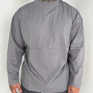 T-SHIRT GRIGIO CHIARO MANICHE LUNGHE