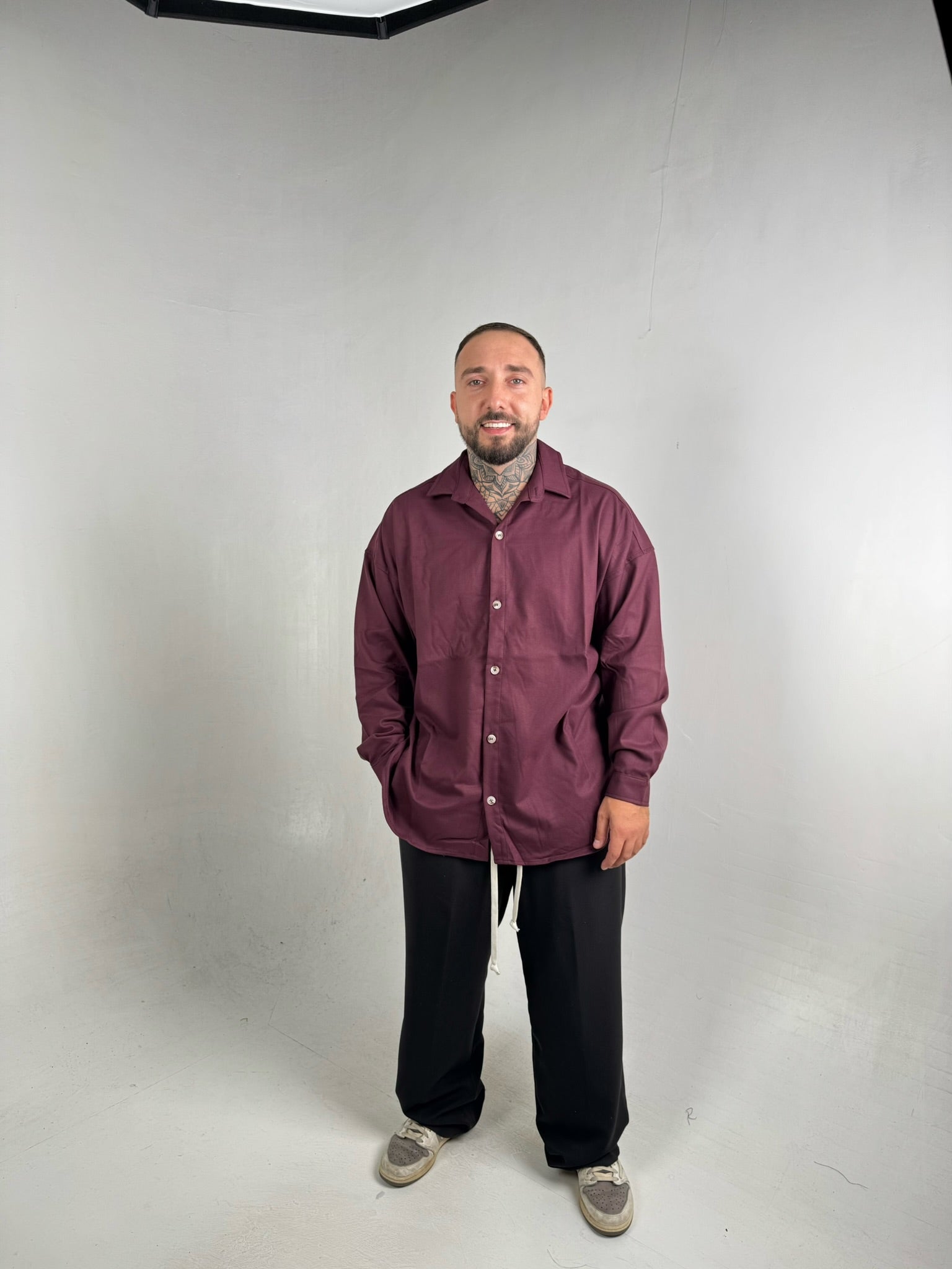 CAMICIA BASIC BORDO'